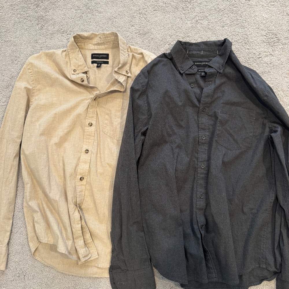 Banana Republic Dress Shirt Bundle - Medium